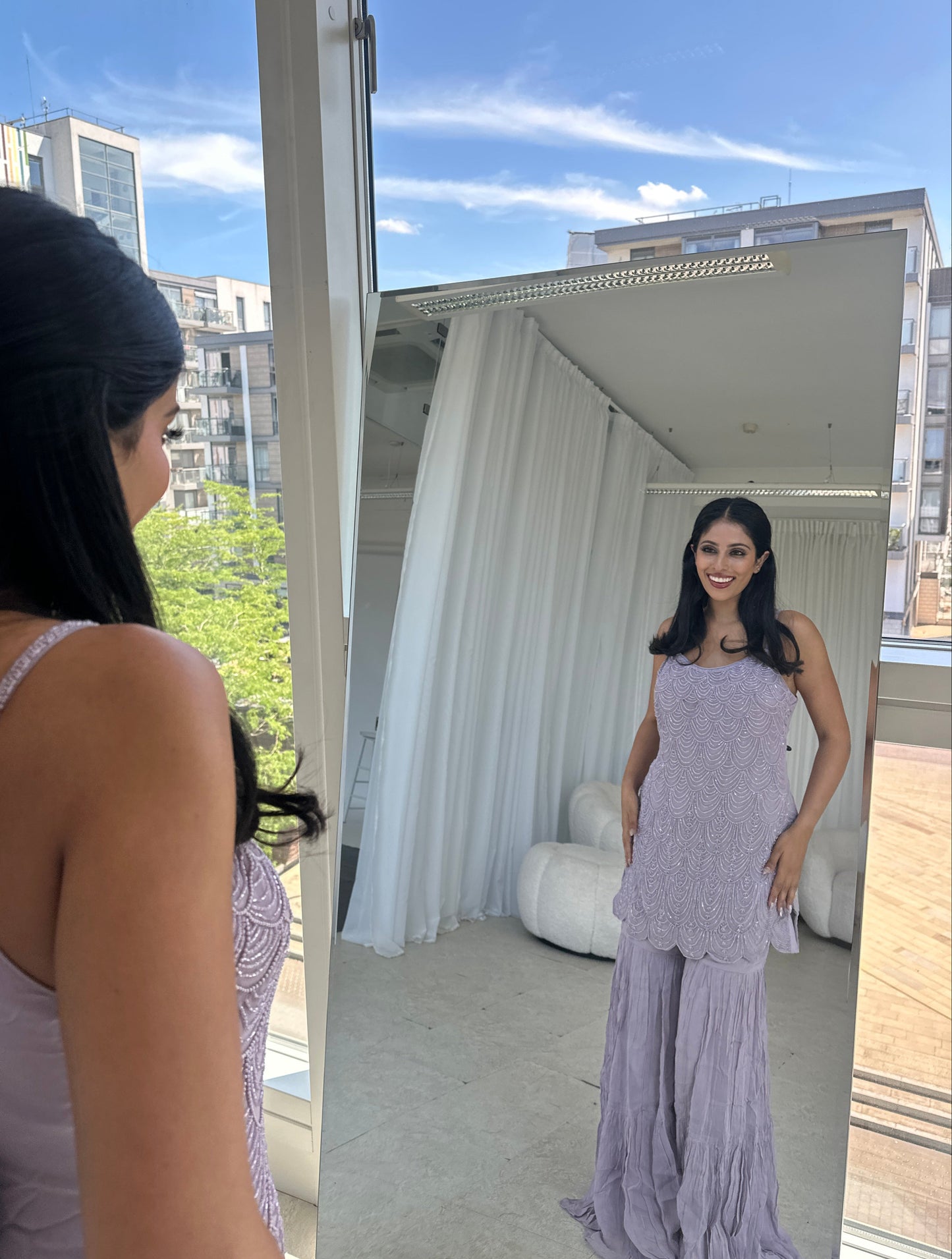 Lilac Sharara Set