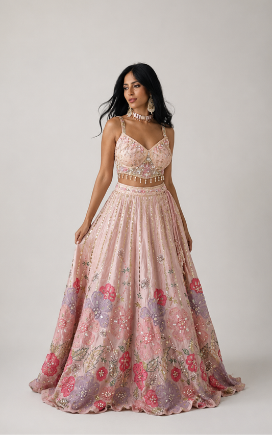 Rosé Daydream Lehenga Set
