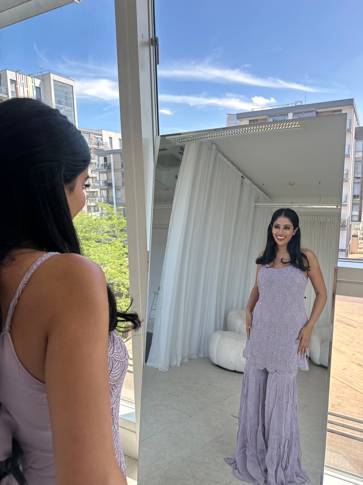 Lilac Sharara Set