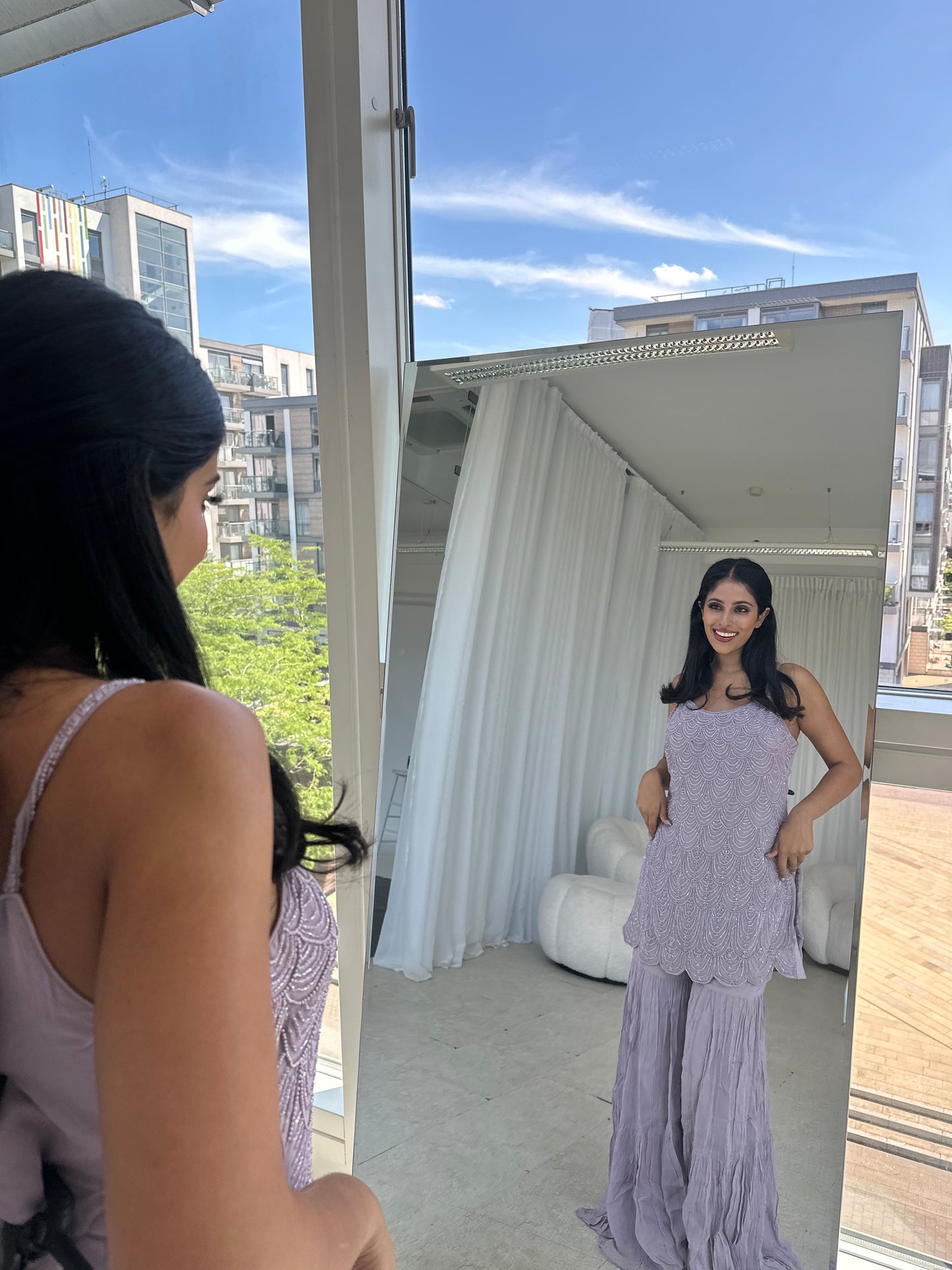 Lilac Sharara Set