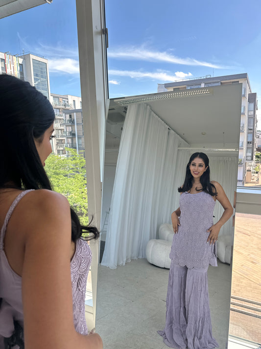 Lilac Sharara Set